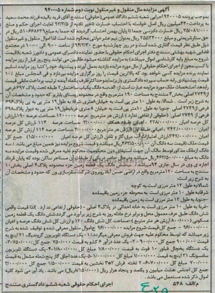 مزایده,ساختمان و زمین