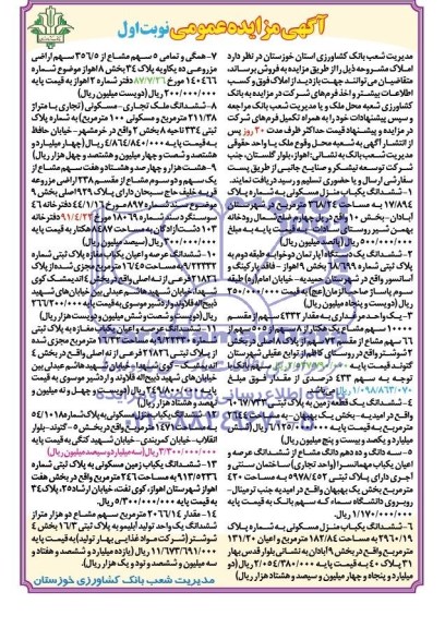 مزایده,املاک