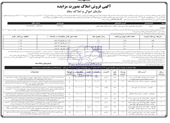 مزایده,املاک
