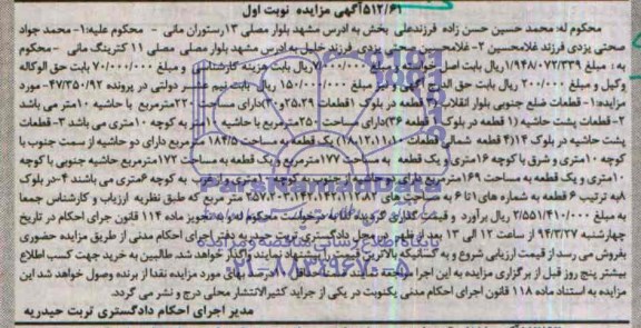 مزایده,نیم عشر دولتی