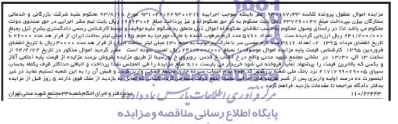 مزایده , مزایده تعداد 5760 عدد کرم مرطوب کننده با مارک جورجیا