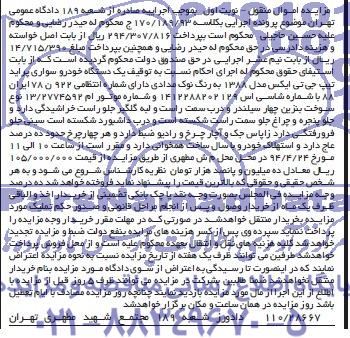 مزایده,یک دستگاه خودرو سواری پراید