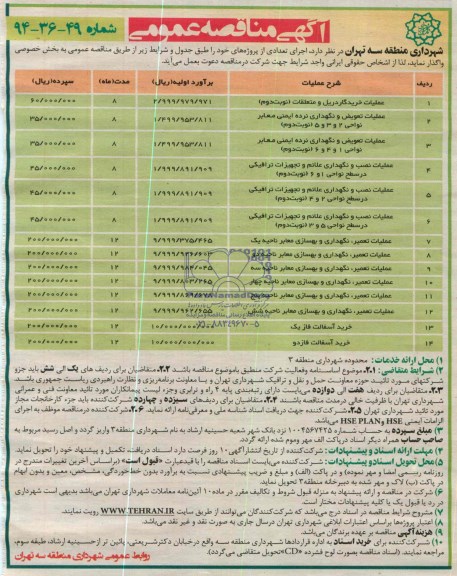مناقصه , مناقصه عملیات گاردریل و متعلقات ..