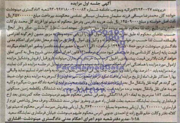 مزایده,زمین مسکونی