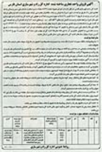 مزایده,فروش واحدتجاری ساخته شده