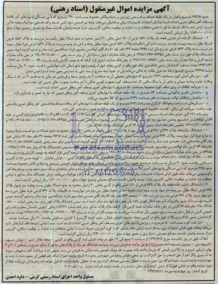 مزایده,املاک