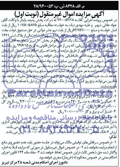 مزایده,کارگاه فلزکاری و کابینت سازی