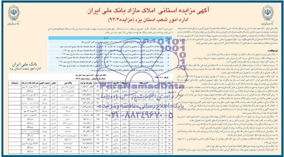 مزایده,املاک مازاد