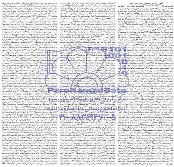مزایده,ششدانگ یک باب واحد تجاری