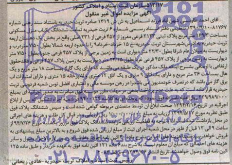 مزایده,ششدانگ منزل مسکونی
