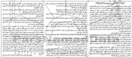 مزایده,ششدانگ پلاک ثبتی مزایده 1394.7.25 به کلاسه 138604030011000260