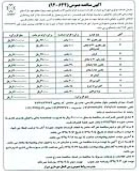 آگهی مناقصه , مناقصه کرایه ماشین آلات سنگین و راهسازی جهت پروژه های سطح شهر نوبت دوم 