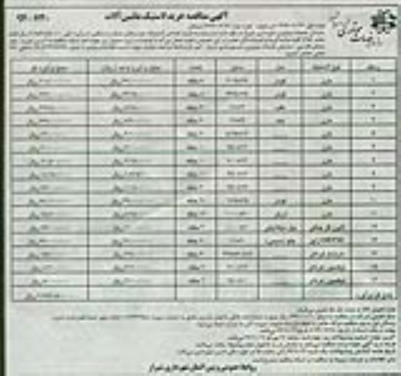 مناقصه , مناقصه خرید تعدادی لاستیک خودروهای سبک و سنگین - نوبت دوم 