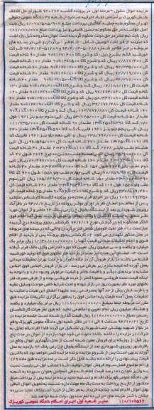 مزایده اموال منقول,مزایده فنر تخت اتومبیل شامل شاه فنر- برگردان و لایی در بسته های مربوطه