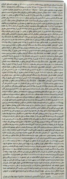 مزایده,مزایده کلاسه 930201 ملک مشاع زمین قطعه هفده