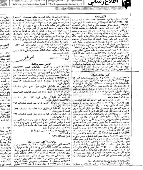 مزایده,مزایده در پرونده940203 ملک ساختمان مسکونی ویلایی با موقعیت شمالی