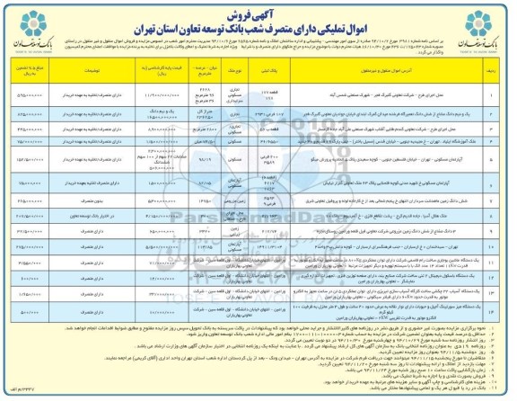 مزایده  یک دستگاه مایشن بوجاری ...