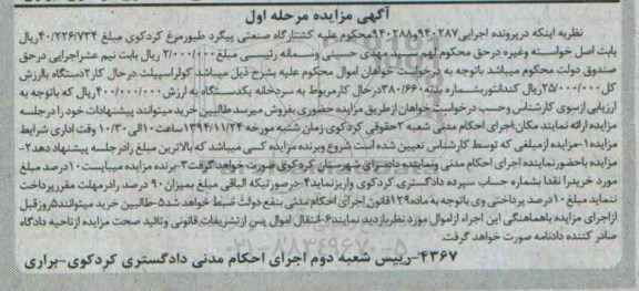مزایده , کولر اسپیلت در حال کار