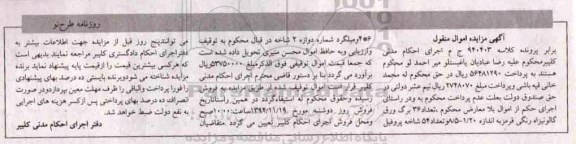 مزایده,مزایده تعداد 36 برگ ورق گالوانیزه 