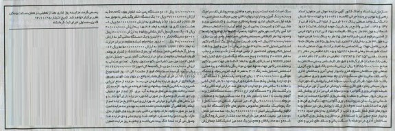 مزایده,مزایده ملک و ماشین آلات و تاسیسات از قبیل انشعاب سه فاز و ...