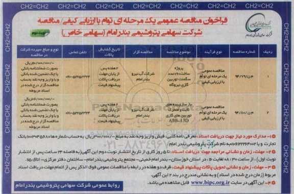 فراخوان مناقصه , فراخوان مناقصه پروژه ساخت 760 عدد سگمنت توربین گازی نیروگاه .... - نوبت دوم