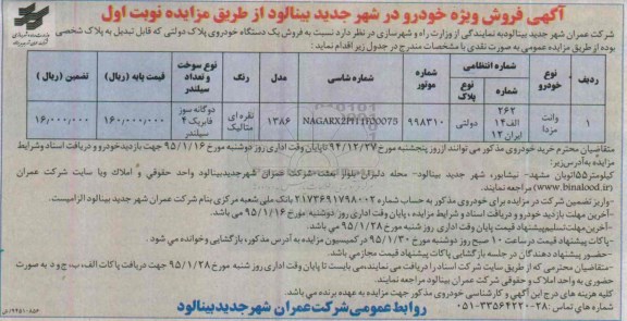 آگهی فروش ، آگهی فروش ویژه خودرو