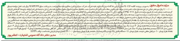 مزایده , مزایده تابلو مستعمل با کلیه لوازم داخلی ...
