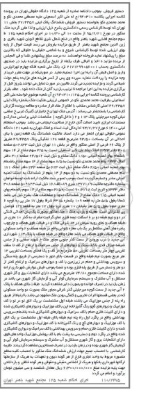 مزایده,مزایده ششدانگ پلاک ثبتی زمین بخش یازده تهران دادنامه صادره از شعبه 125