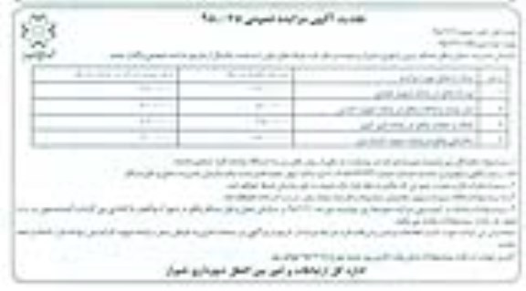 تجدید آگهی مزایده, مزایده واگذاری غرفه- تجدید نوبت دوم 