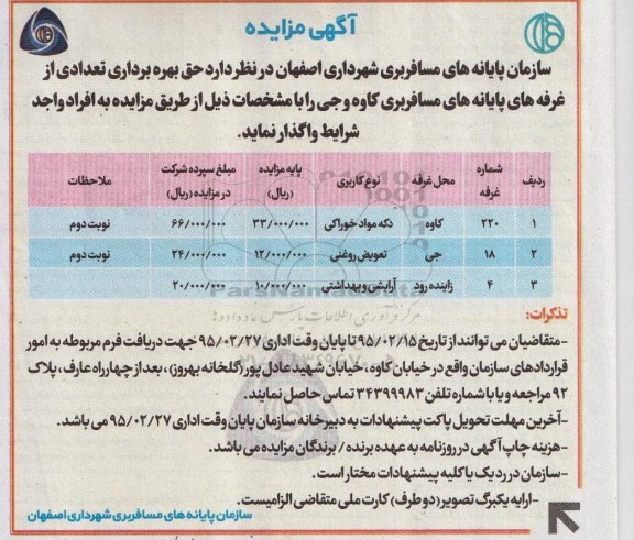آگهی مناقصه,مناقصه مناسب سازی و تردد عابر پیاده و معلولین و ...