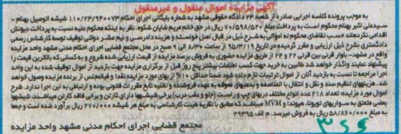 مزایده تعداد 218 عدد انواع درب چپ و راست ...