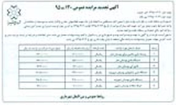 آگهی تجدید مزایده عمومی , تجدید مزایده وسیله بازی ماشین برقی ، دستگاه بادی و قایق آبی.... -نوبت دوم