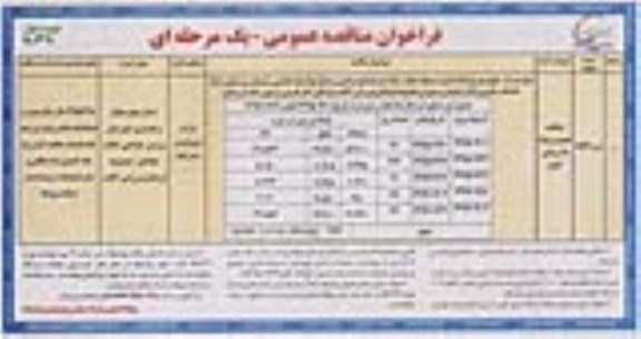 فراخوان مناقصه عمومی یک مرحله ای , فراخوان مناقصه طبخ و توزیع غذا شامل صبحانه ، ناهار ، شام همراه با تهیه و تامین و حمل مواد اولیه غذایی...