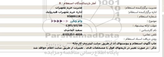 استعلام, استعلام والو ویکرز