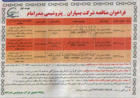 فراخوان مناقصه ,مناقصه خرید 7.000.000 پاکت کاغذی سه لایه ولودار  .....