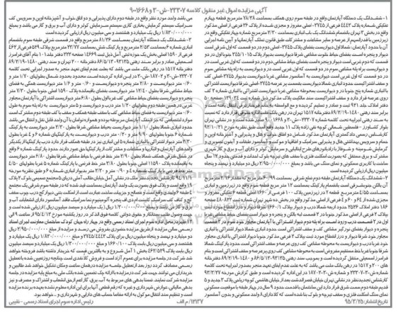 مزایده,مزایده ششدانگ 3 دستگاه اپارتمان کلاسه 23307-ش-3و9001668