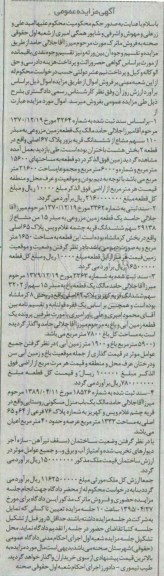 مزایده,مزایده املاک مورثی 