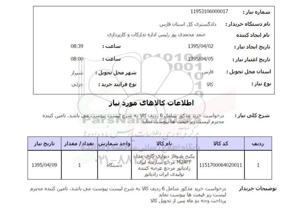 استعلام , استعلام پکیج شوفاژ دیواری گازی 