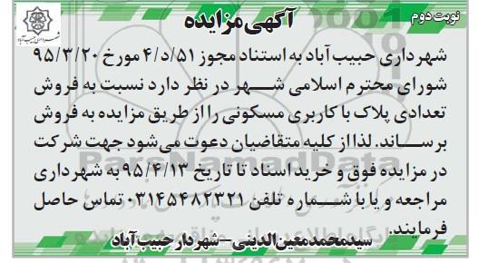 مزایده,مزایده فروش تعدادی پلاک با کاربری مسکونی نوبت دوم 