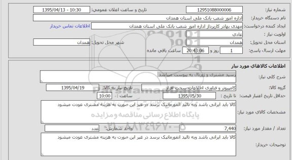 استعلام , استعلام کامپیوتر و فناوری اطلاعات - سخت افزار 