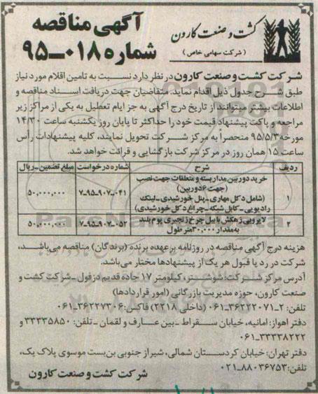 آگهی مناقصه , مناقصه خرید دوربین مداربسته
