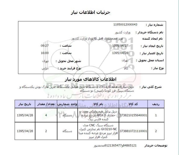 استعلام, استعلام دریل شارژی همه کاره