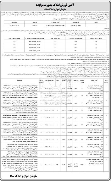مزایده,مزایده فروش املاک و مستغلات در استان خوزستان 