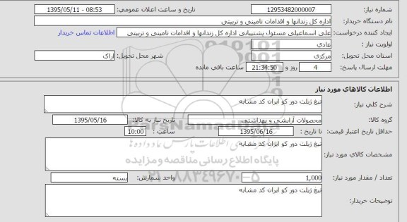 استعلام , استعلام تیغ ژیلت دور کو