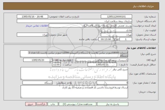 استعلام , استعلام اسپیلت 18000 اینورتر نیکس پلاست و ...