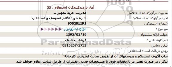 استعلام , استعلام  انواع آچاروابزار