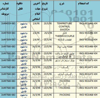 استعلام,استعلام  TEMPRETURE CONTROL SWITCH