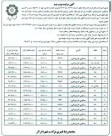 مزایده,مزایده فروش 26 قطعه زمین مسکونی طرح ویلایی نوبت دوم 