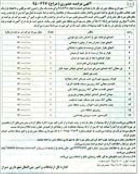 آگهی مزایده عمومی , مزایده واگذاری تعدادی استند- نوبت دوم