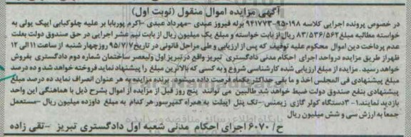 آگهی مزایده, مزایده فروش 3 دستگاه کولر گازی زیمنس